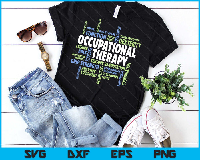 OTA And Occupational Therapist OT Month Occupational Therapy SVG PNG Digital Printable Files
