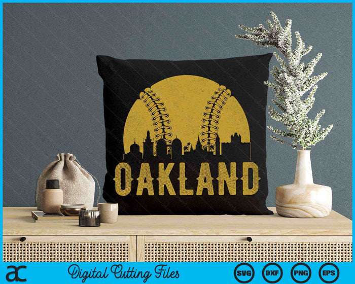 Oakland Baseball Fan SVG PNG Cutting Printable Files