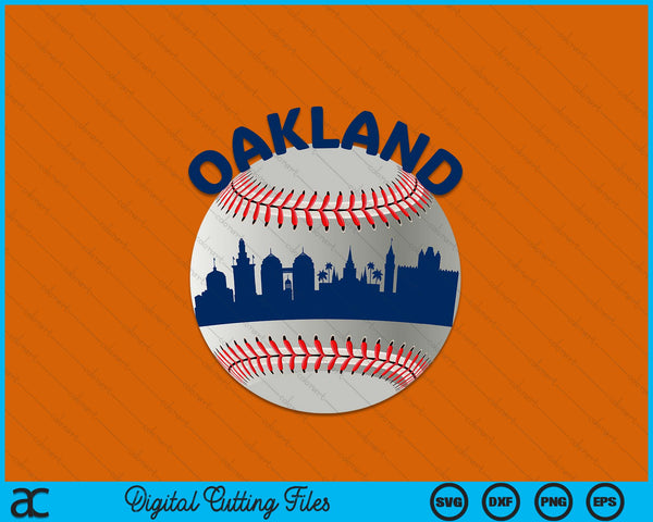 Oakland Baseball Team Fans of Space City SVG PNG Cutting Printable Files