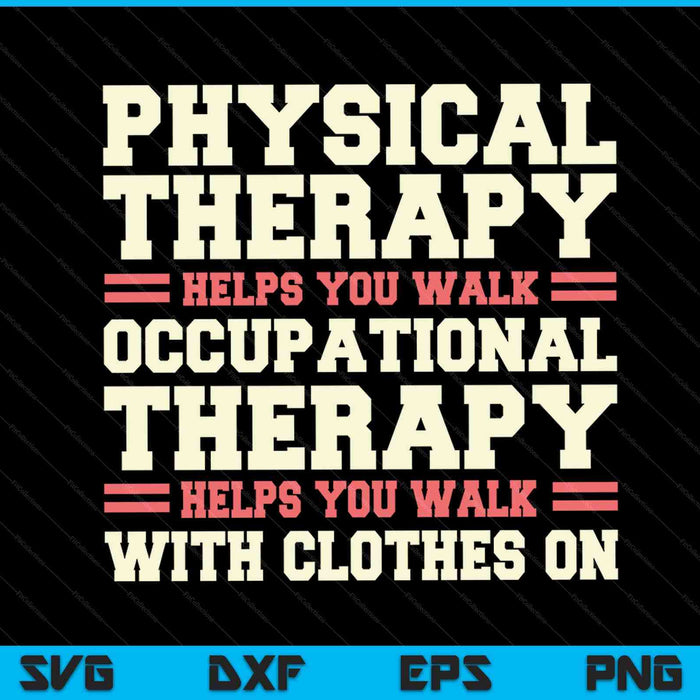 Occupational therapist professional healthcare therapy OT SVG cut file