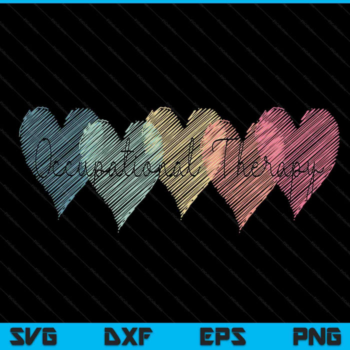 Occupational therapy OT therapist month SVG cut file