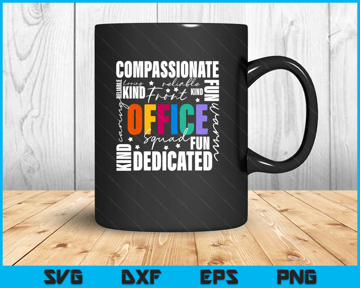Office Squad, Office Staff Team SVG PNG Digital Printable Files