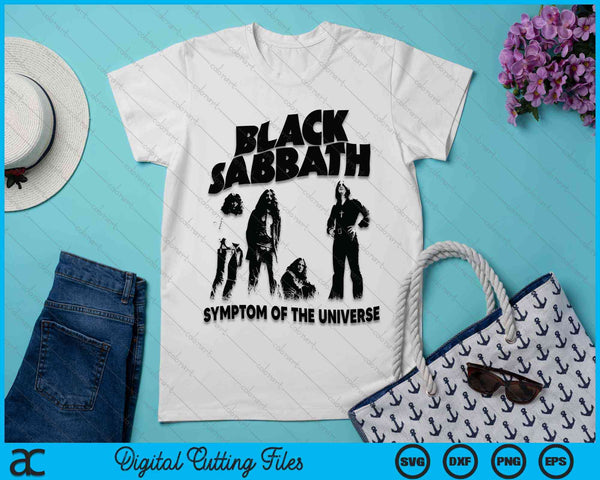 Official Black Sabbath Universe Symptom Of The Universe SVG PNG Digital Cutting Files