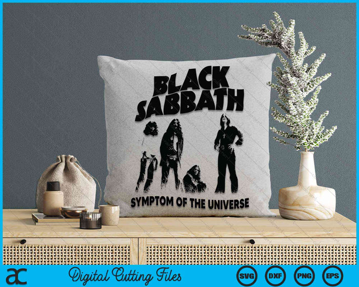 Official Black Sabbath Universe Symptom Of The Universe SVG PNG Digital Cutting Files