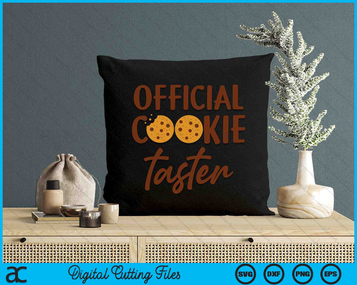 Officiële Cookie Taster SVG PNG digitale snijbestanden