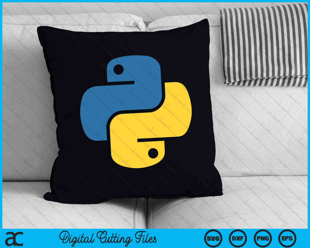 Official Python Logo for Developers SVG PNG Digital Cutting Files ...