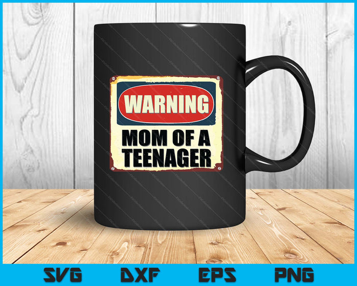 Official Teenager 13th Birthday Matching Mom Of A Teenager SVG PNG Digital Printable Files