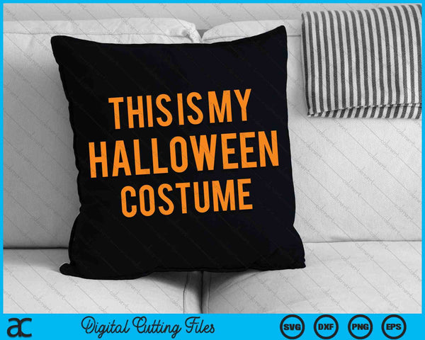 Oficial Este es mi disfraz de Halloween SVG PNG Archivo de corte digital