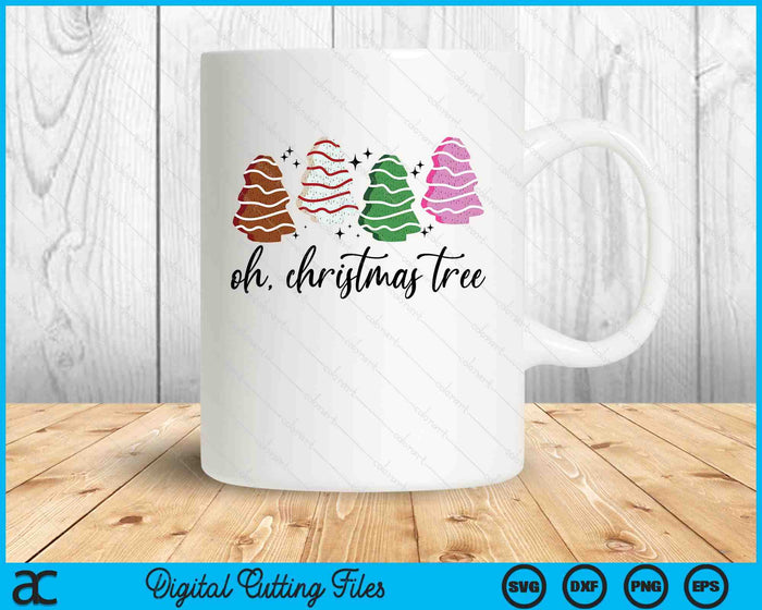 Oh Christmas Tree Cakes Debbie Funny Christmas SVG PNG Digital Printable Files