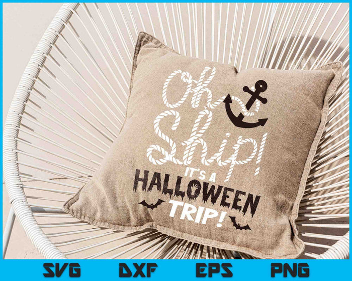 Oh Ship Halloween Trip Halloween Cruise Shirt door Oh Ship SVG PNG digitale snijbestanden