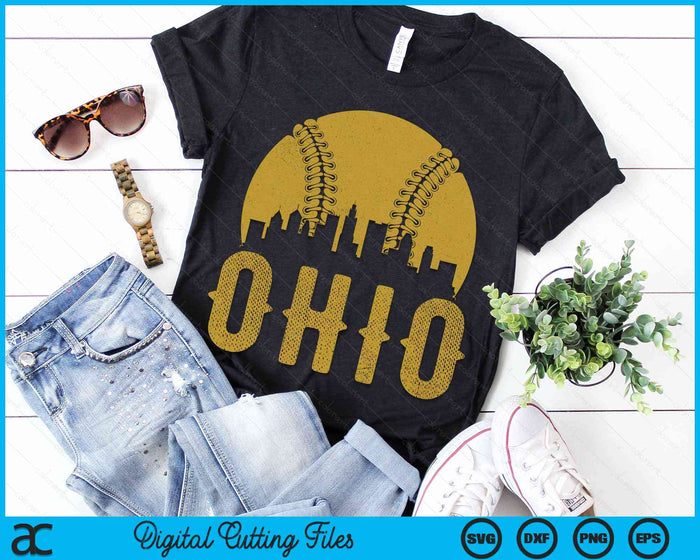 Ohio Baseball Fan SVG PNG Cutting Printable Files