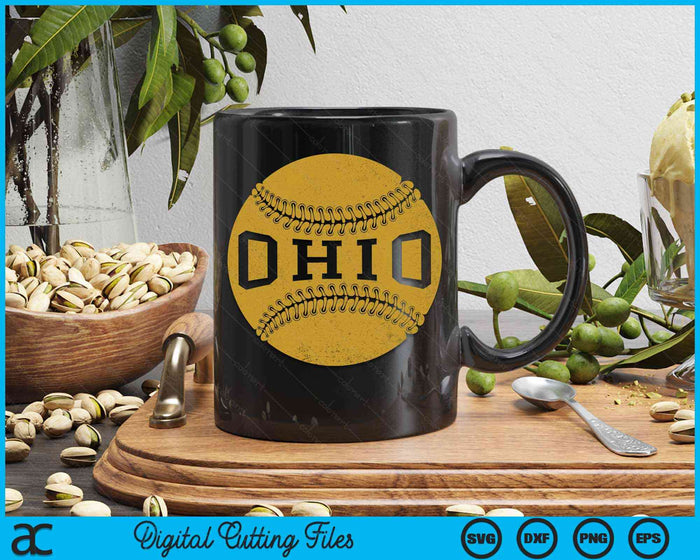 Ohio honkbal fan SVG PNG digitale snijbestanden