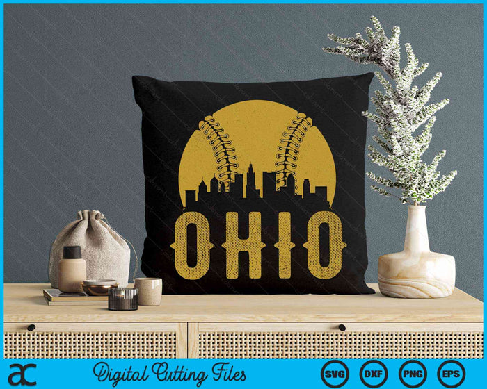 Ohio Baseball Fan SVG PNG Cutting Printable Files