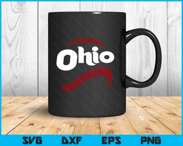 Ohio Baseball Lovers Vintage Baseball Lovers Fans SVG PNG Digital Printable Files