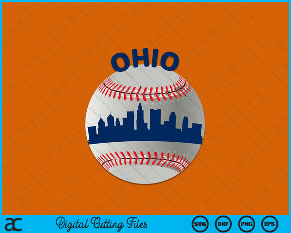 Ohio Baseball Team Fans of Space City SVG PNG Cutting Printable Files