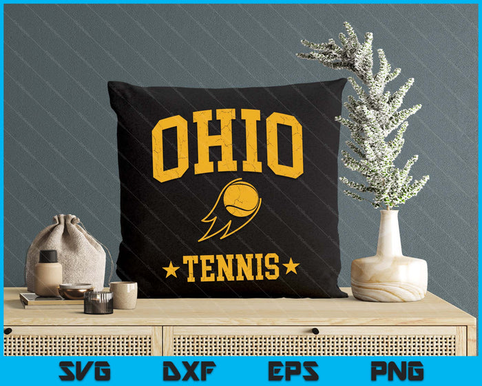 Ohio Rapids Tennnis Vintage Gameday Retro Tennis Lover SVG PNG Digital Printable Files