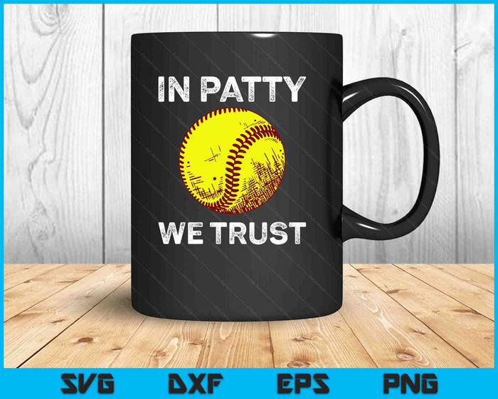 Oklahoma In Patty We Trust Softball Boomer SVG PNG Digital Printable Files