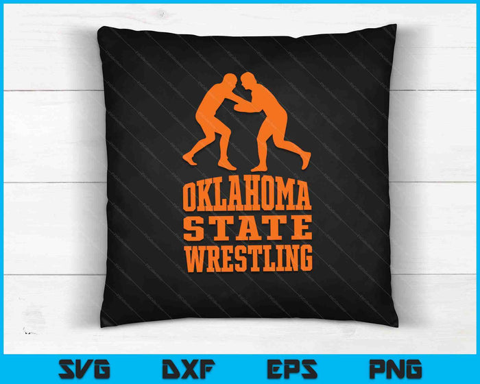 Oklahoma State Wrestling SVG PNG Cortando archivos imprimibles