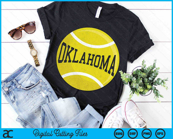 Oklahoma Tennis Fan SVG PNG Digital Cutting Files