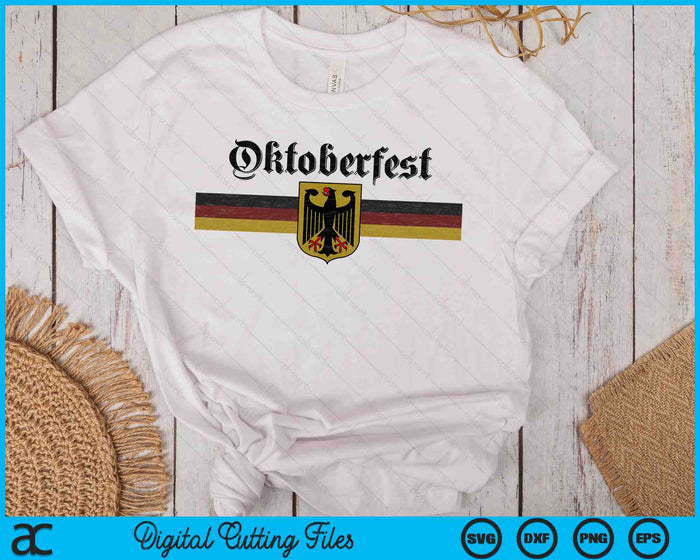 Oktoberfest Deutschland German Flag Coat of Arm Banner Crest SVG PNG Digital Cutting Files