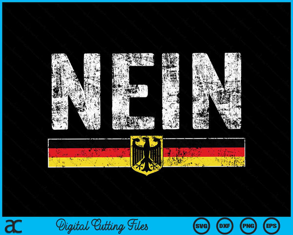 Oktoberfest Nein Vintage Duitsland vlag SVG PNG digitale snijbestanden