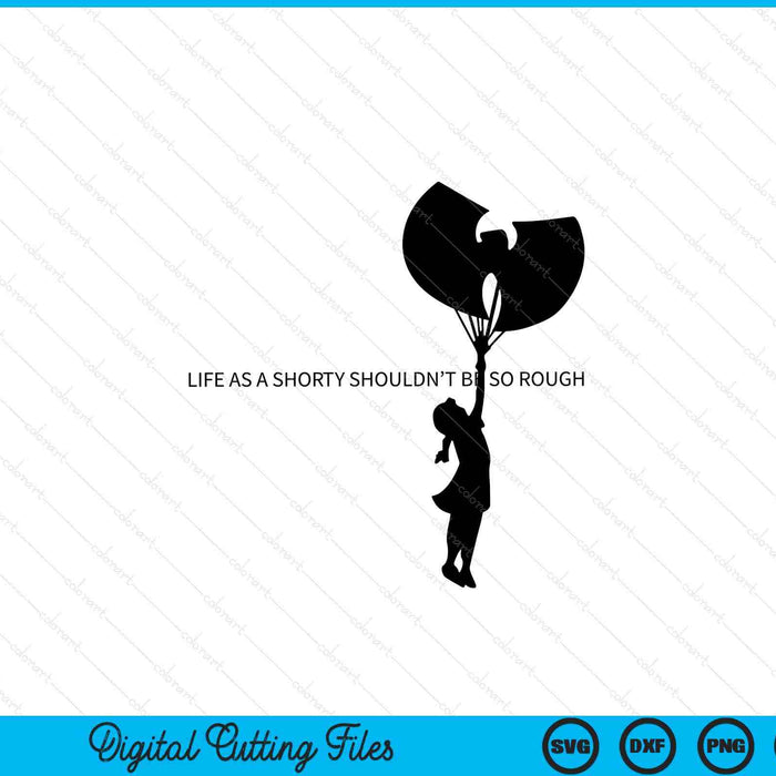 Old School Rap Kid Life como un Shorty Hip Hop SVG PNG Archivos de corte digital