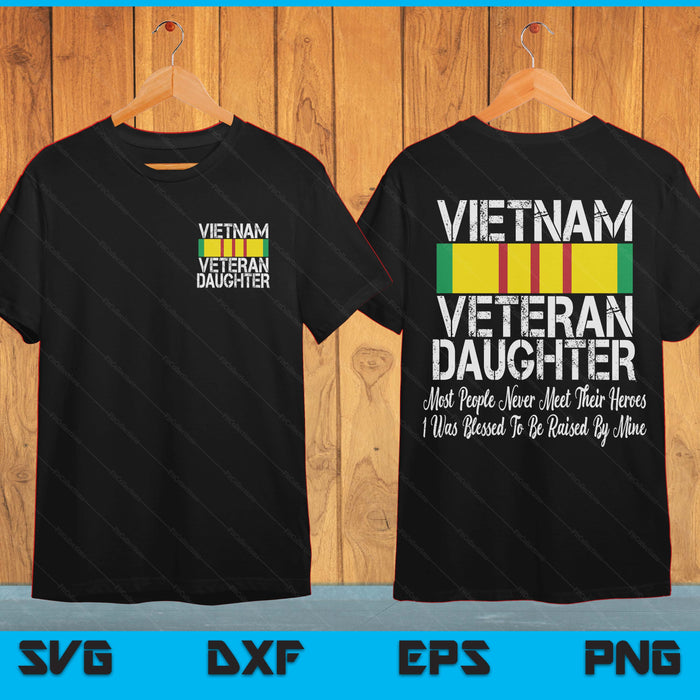 Proud Daughter of a Vietnam Veteran SVG PNG Digital Printable Files