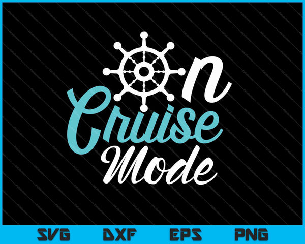 Op Cruise-modus SVG PNG snijden afdrukbare bestanden