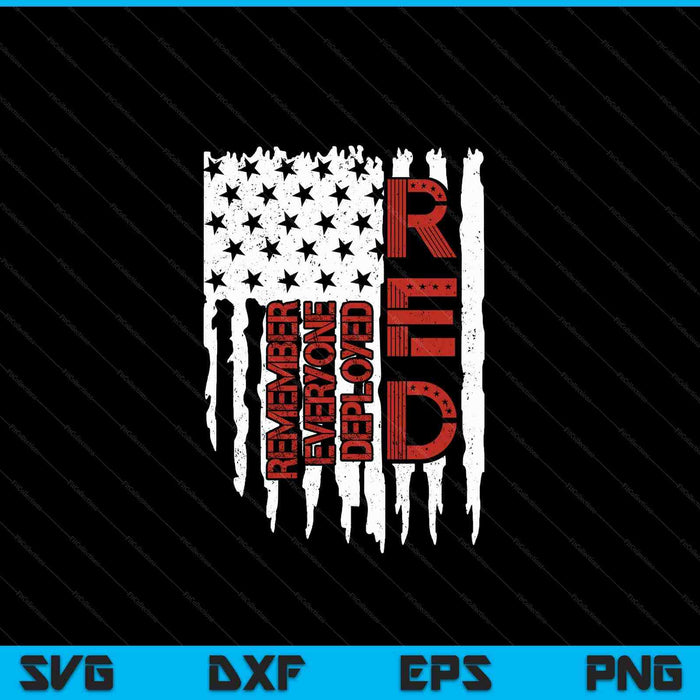 On Friday we wear red Friday military support troops US flag SVG cut file