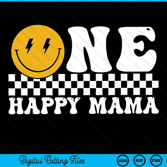 One Happy Dude Mama 1st Birthday SVG PNG Digital Cutting Files