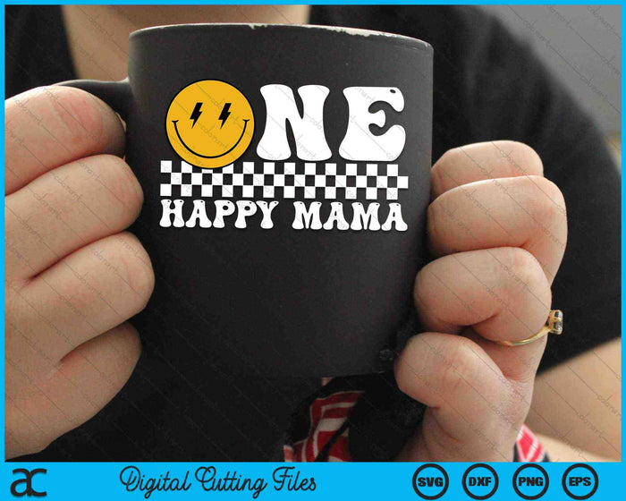 One Happy Dude Mama 1st Birthday SVG PNG Digital Cutting Files