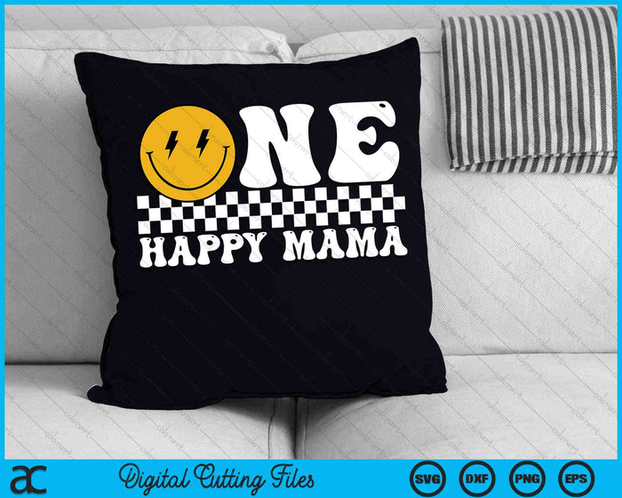 One Happy Dude Mama 1st Birthday SVG PNG Digital Cutting Files