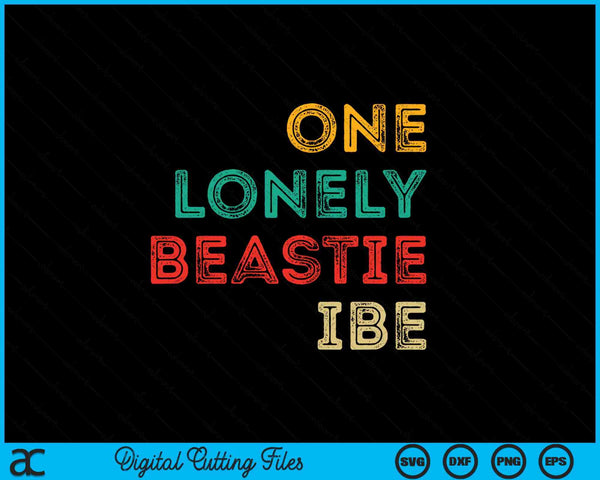 One lonely beastie I be SVG cut file
