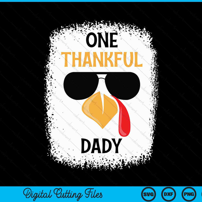 One thankful dady Thanksgiving SVG cut file