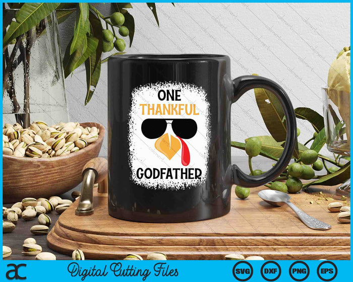 One Thankful Godfather Thanksgiving SVG PNG Digital Cutting File