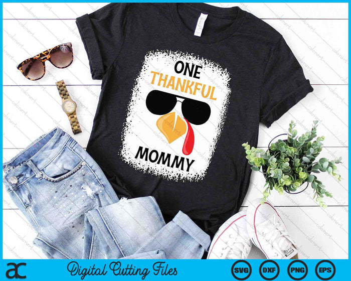 One Thankful Mommy Thanksgiving SVG PNG Digital Cutting File