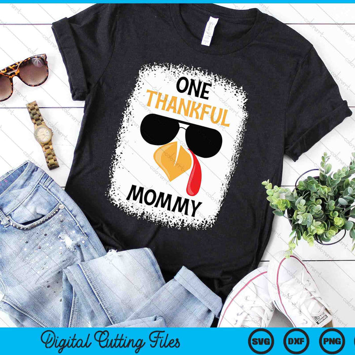 One Thankful Mommy Thanksgiving SVG PNG Digital Cutting File