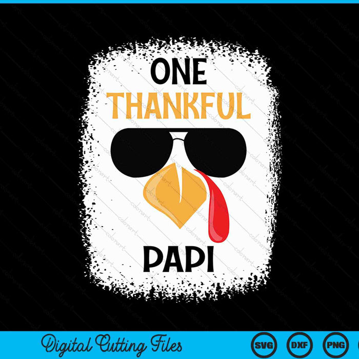 One thankful papi Thanksgiving SVG cut file
