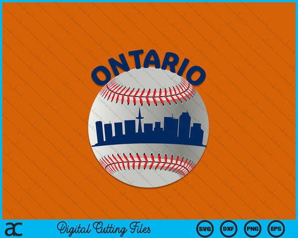 Ontario Baseball Team Fans of Space City SVG PNG Cutting Printable Files
