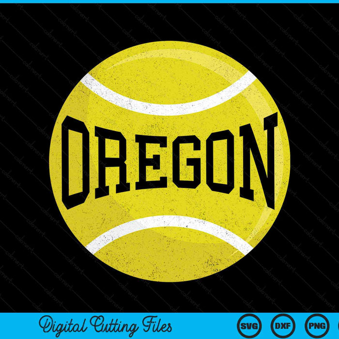 Oregon Tennis Fan SVG PNG Digital Cutting Files