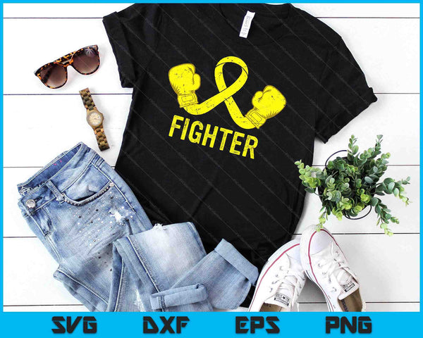 Osteosarcoma Awareness Products Tees Osteosarcoma Awareness Fighter SVG PNG Digital Cutting Files