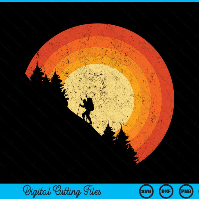 Outdoor Camping Backpacking Hiking SVG PNG Digital Cutting Files