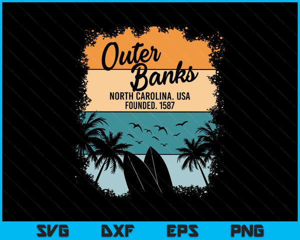 Outer Banks Shirts Men Women OBX North Carolina NC SVG PNG Digital Printable Files