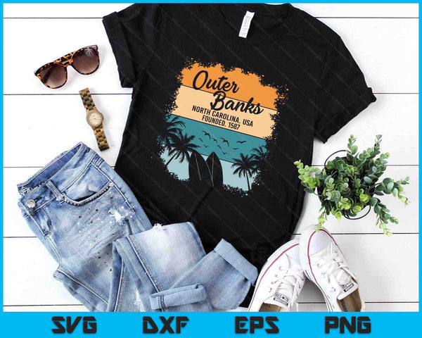 Outer Banks Shirts Men Women OBX North Carolina NC SVG PNG Digital Printable Files
