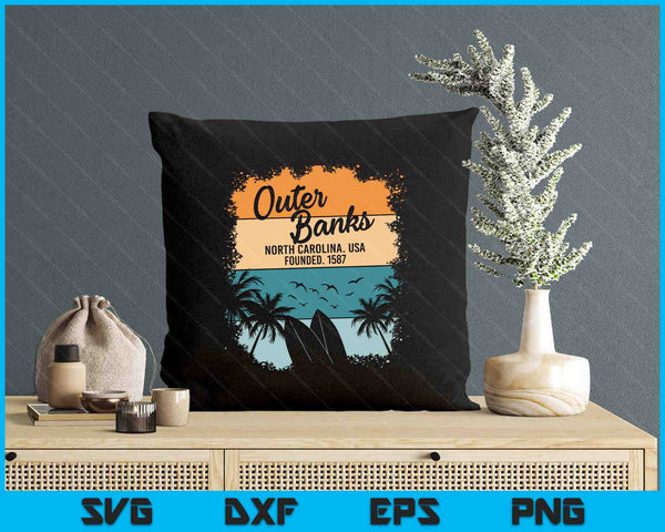 Outer Banks Shirts Men Women OBX North Carolina NC SVG PNG Digital Printable Files