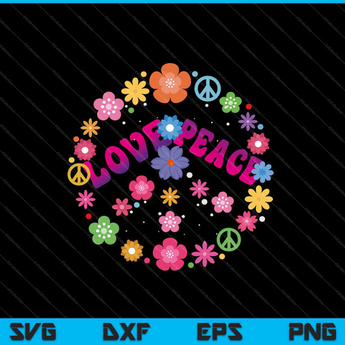 Vredesteken liefde SVG PNG snijden afdrukbare bestanden