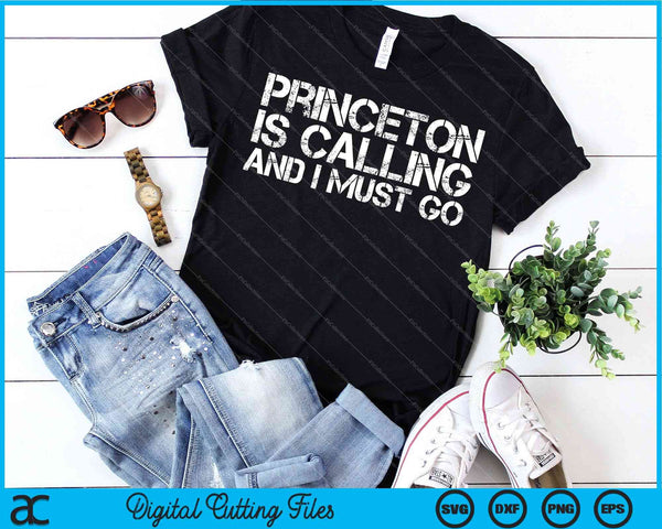 Princeton Nj New Jersey grappige City Trip Home wortels SVG PNG digitale snijbestanden - on a t-shirt