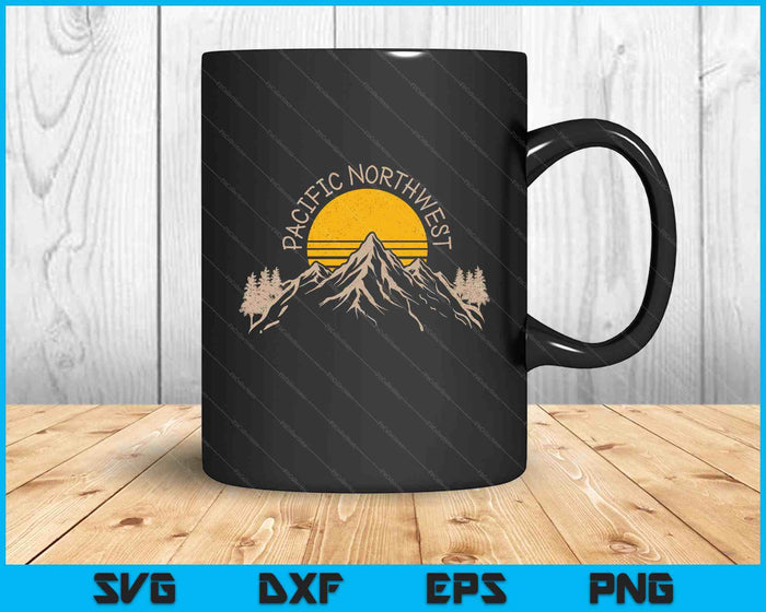 Pacific Northwest Pnw Oregon Washington Usa America Souvenir SVG PNG Digital Printable Files