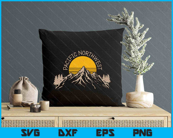 Pacific Northwest Pnw Oregon Washington Usa America Souvenir SVG PNG Digital Printable Files