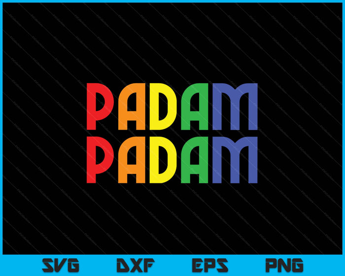 Padam Padam Lgbtq Pride  Heartbeat Padam Padam SVG PNG Digital Printable Files